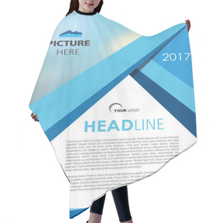 Personality  Vector Flyer, Corporate Business, Annual Report, Brochure Design Hair Cutting Cape