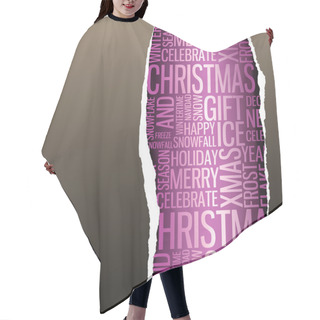 Personality  Abstract Christmas Card Hair Cutting Cape