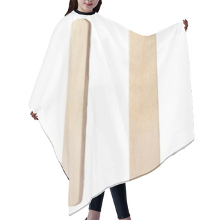 Personality  Wooden Ice Cream Sticks Hair Cutting Cape