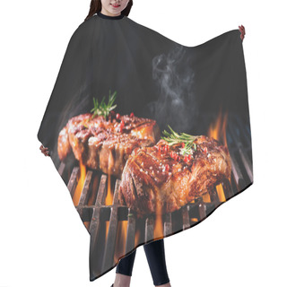Personality  Beef Steaks On The Grill Hair Cutting Cape
