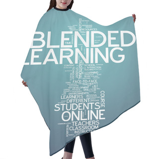 Personality  Word Cloud Blended Learning Hair Cutting Cape