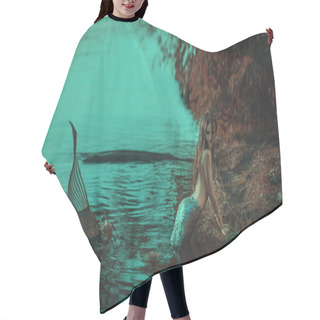 Personality  The Real Mermaid Hair Cutting Cape