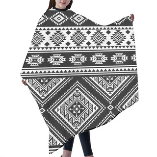 Personality  Aztec Seamless Pattern. Hair Cutting Cape