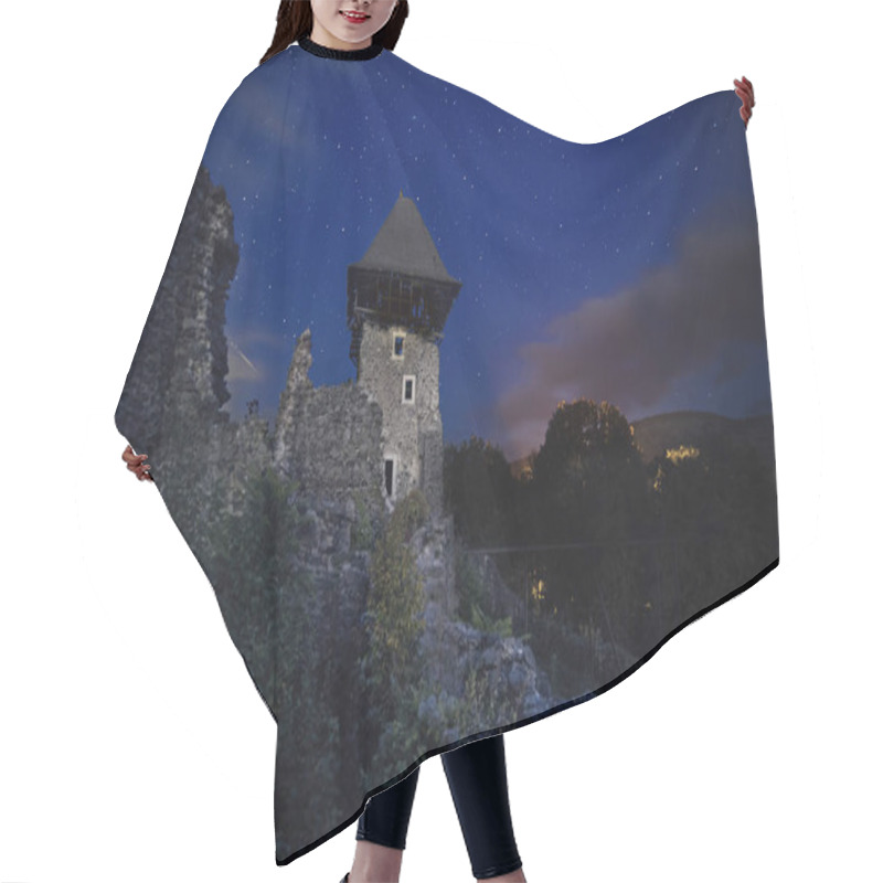 Personality  Nevitsky Castle Ruins Hair Cutting Cape