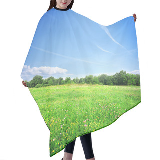 Personality  Bright Meadow Flowers Hair Cutting Cape