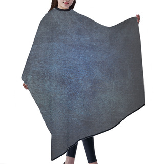 Personality  Abstract Old Shabby Dark Blue Surface Hair Cutting Cape