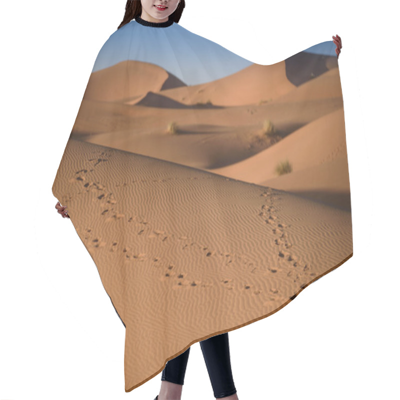 Personality  Dunes, Morocco, Sahara Desert hair cutting cape