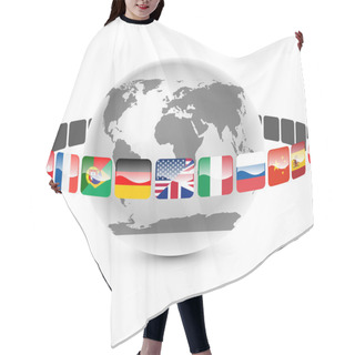 Personality  Languages Around The Earth Hair Cutting Cape