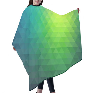 Personality  Retro Mosaic Pattern Of Triangle Shapes Hair Cutting Cape