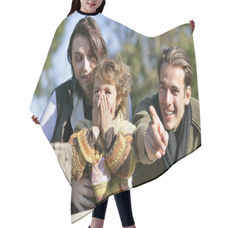 Personality  Amazed Family Witnessing A Once In A Lifetime Experience Hair Cutting Cape