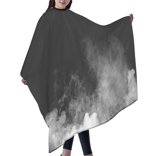Personality  Fog And Mist Effect On Black Background. Smoke Texture Overlays Hair Cutting Cape
