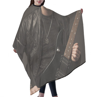 Personality  A Man And A Guitar Hair Cutting Cape