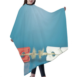 Personality  Pull The Rope Hair Cutting Cape