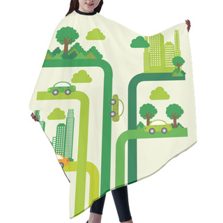 Personality  Tree City Design Hair Cutting Cape