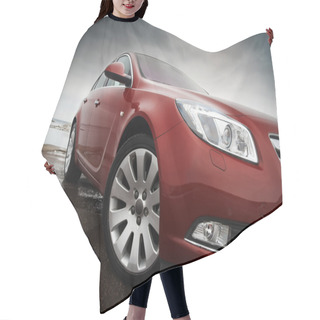 Personality  Cherry Red Car Hair Cutting Cape