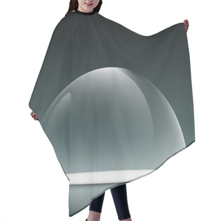 Personality  Glass Dome On A Dark Background Hair Cutting Cape