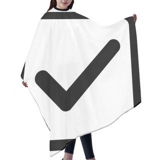Personality  Checkbox Icon Hair Cutting Cape
