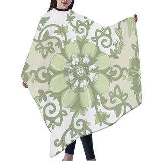 Personality  Beautiful Elegant Floral Pattern In Pastel Colors Hair Cutting Cape