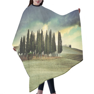 Personality  Tuscan Rural Landscape Hair Cutting Cape