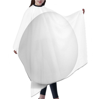 Personality  White Egg Hair Cutting Cape