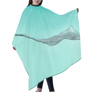 Personality  Wavy Transparent Water On Turquoise Background With Drops Hair Cutting Cape