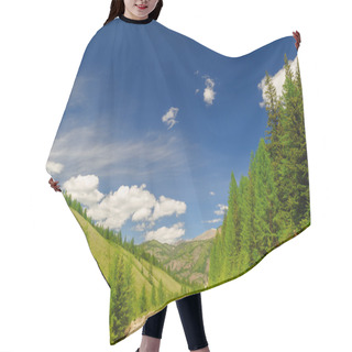 Personality  Hot Summer Day Landscape In Altai Hair Cutting Cape
