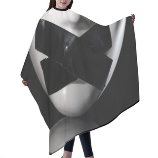 Personality  Silenced Mask Hair Cutting Cape