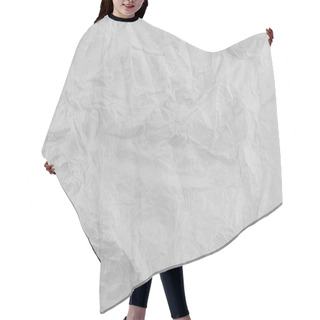 Personality  White Paper Texture Hair Cutting Cape
