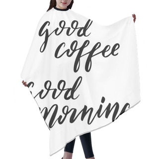 Personality  Motivating Modern Inscription Lettering Hair Cutting Cape