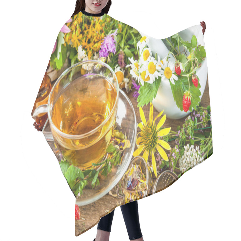 Personality  Herbal Tea Hair Cutting Cape