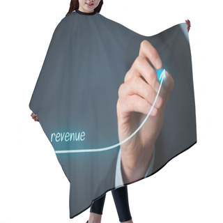 Personality  Businessman Plan Revenue Growth Hair Cutting Cape