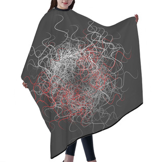 Personality  Threads Hair Cutting Cape
