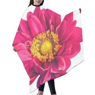 Personality  Mona Lisa Flower Hair Cutting Cape