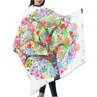Personality  The Tree Of Life Hair Cutting Cape