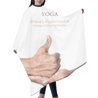 Personality  Yoga Shiva Linga Mudra Hair Cutting Cape