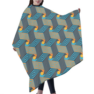 Personality  Abstract Vector Seamless Mat-like Pattern Hair Cutting Cape