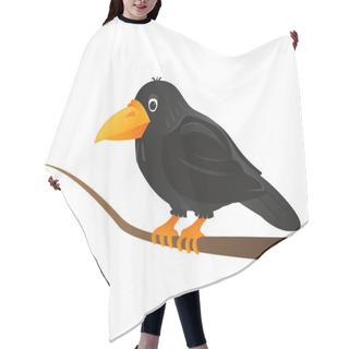 Personality  Crow On A Tree Hair Cutting Cape