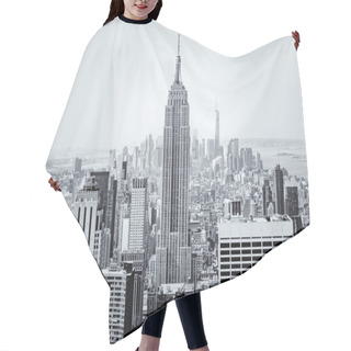 Personality  New York City With The Empire State Building On The Foreground Hair Cutting Cape