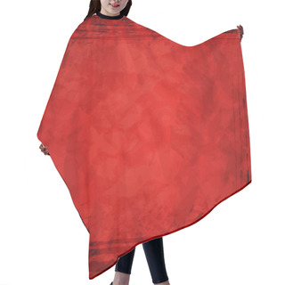 Personality  Abstract Red Background Hair Cutting Cape