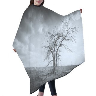 Personality  Lonely Dead Tree Hair Cutting Cape