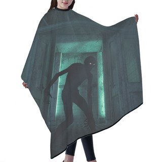 Personality  Creepy Monster In A Haunted House,3d Rendering Hair Cutting Cape
