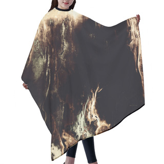 Personality  Grunge Texture Hair Cutting Cape