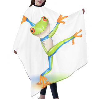 Personality  Dancing Tree Frog Hair Cutting Cape