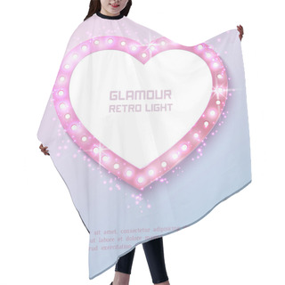 Personality  Star Retro Light Banner.  Hair Cutting Cape
