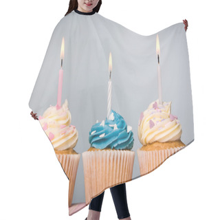 Personality  Birthday Cupcakes Hair Cutting Cape