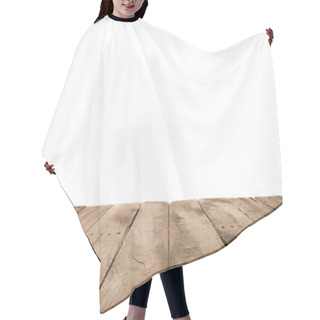 Personality  Wooden Planks Surface Hair Cutting Cape