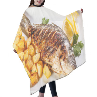 Personality  Bream Fish Hair Cutting Cape