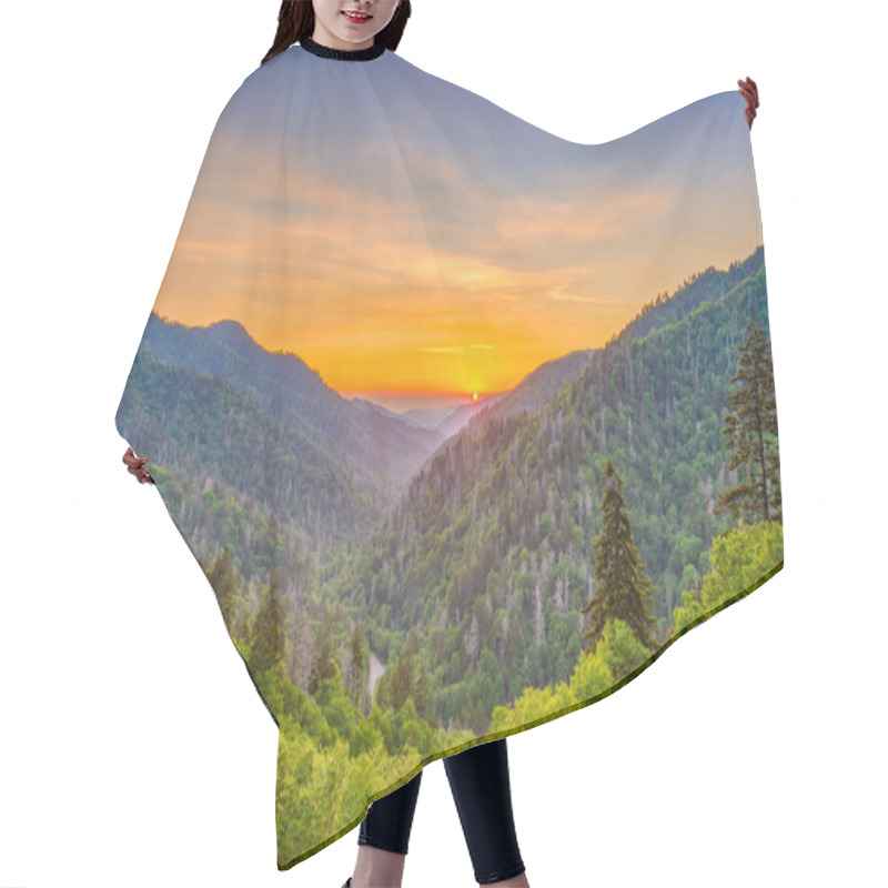 Personality  Newfound Gap Smoky Mountains hair cutting cape