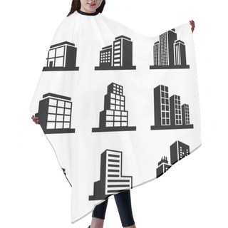 Personality  Building Icon Hair Cutting Cape
