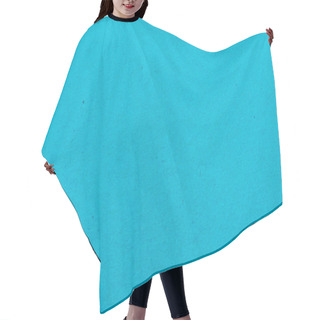 Personality  Texture Of Blue Color Paper As Background Hair Cutting Cape